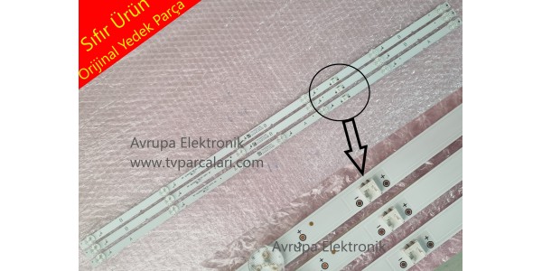 GRUNDIG 40 GDF 5955B, GRUNDIG  40 Hamburg GDF 5955B Led bar, RF-AZ400017BE30-0601, RF-AZ400017AE30-0701, 7700-640000-D480, Panel Ledleri